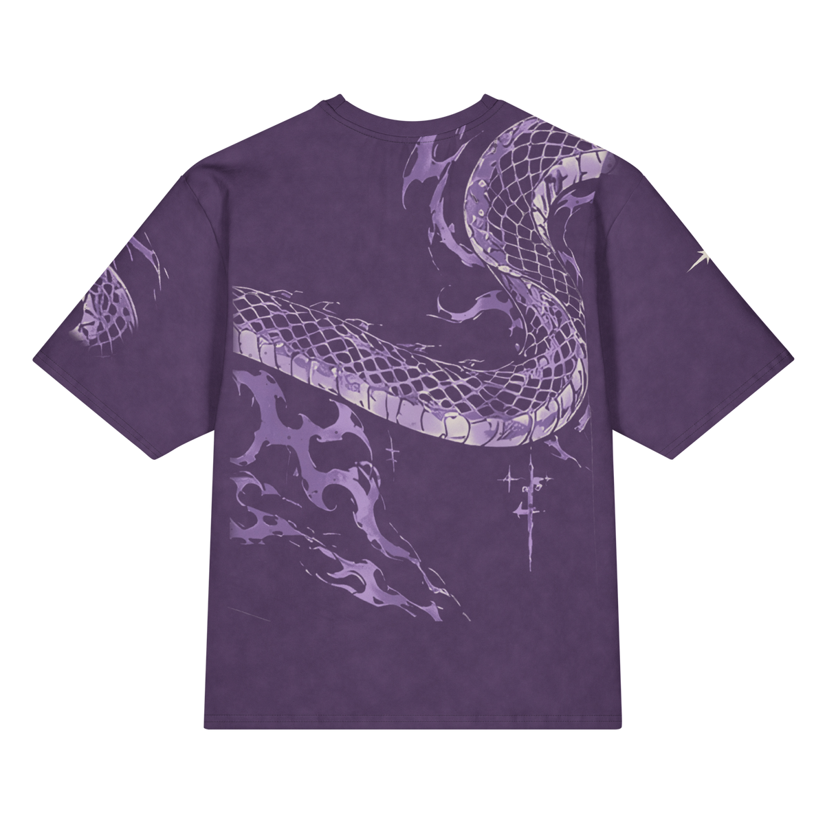 ICYS WORLD Seam Shift tee, back view