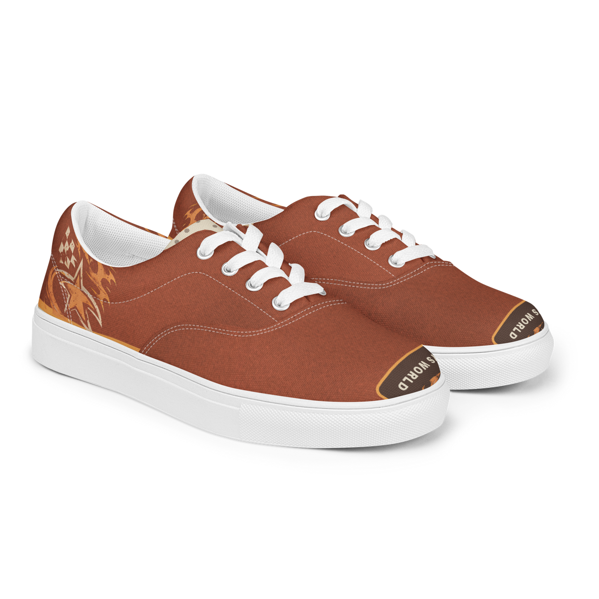 ICYS WORLD Pit Crew low-top sneakers, right front view