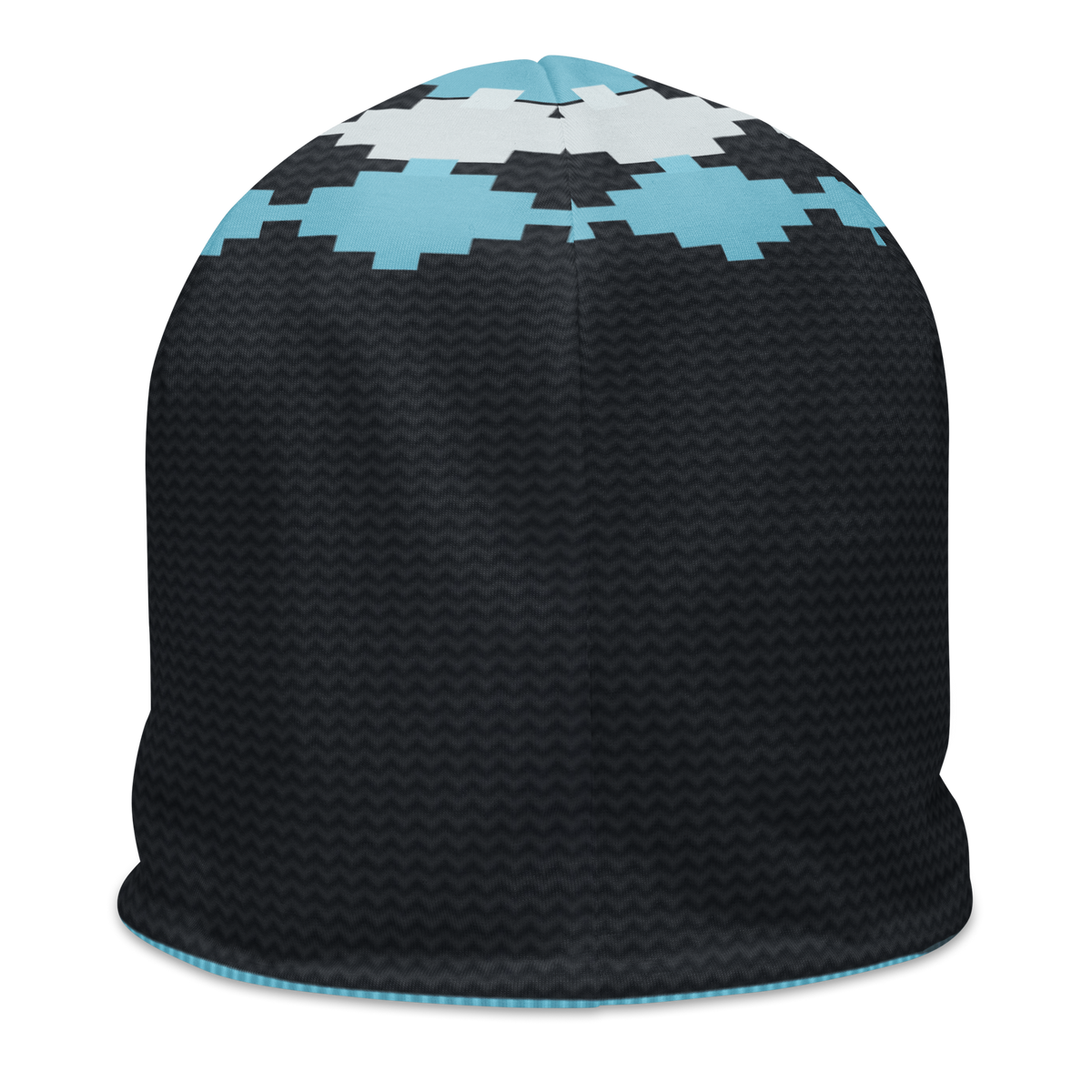 ICYS WORLD Night Knit beanie, back view