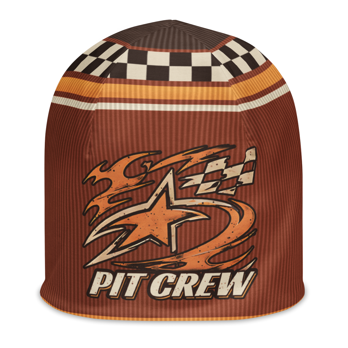 ICYS WORLD Pit Crew beanie, front view