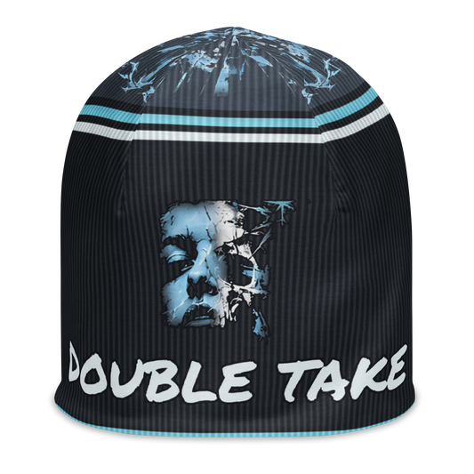 ICYS WORLD Double Take beanie, front view