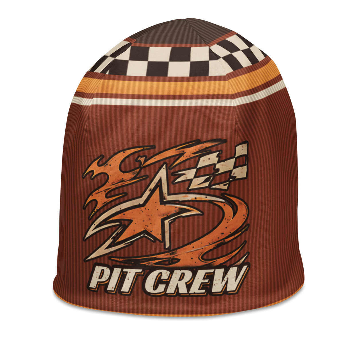 ICYS WORLD Pit Crew beanie, left front view