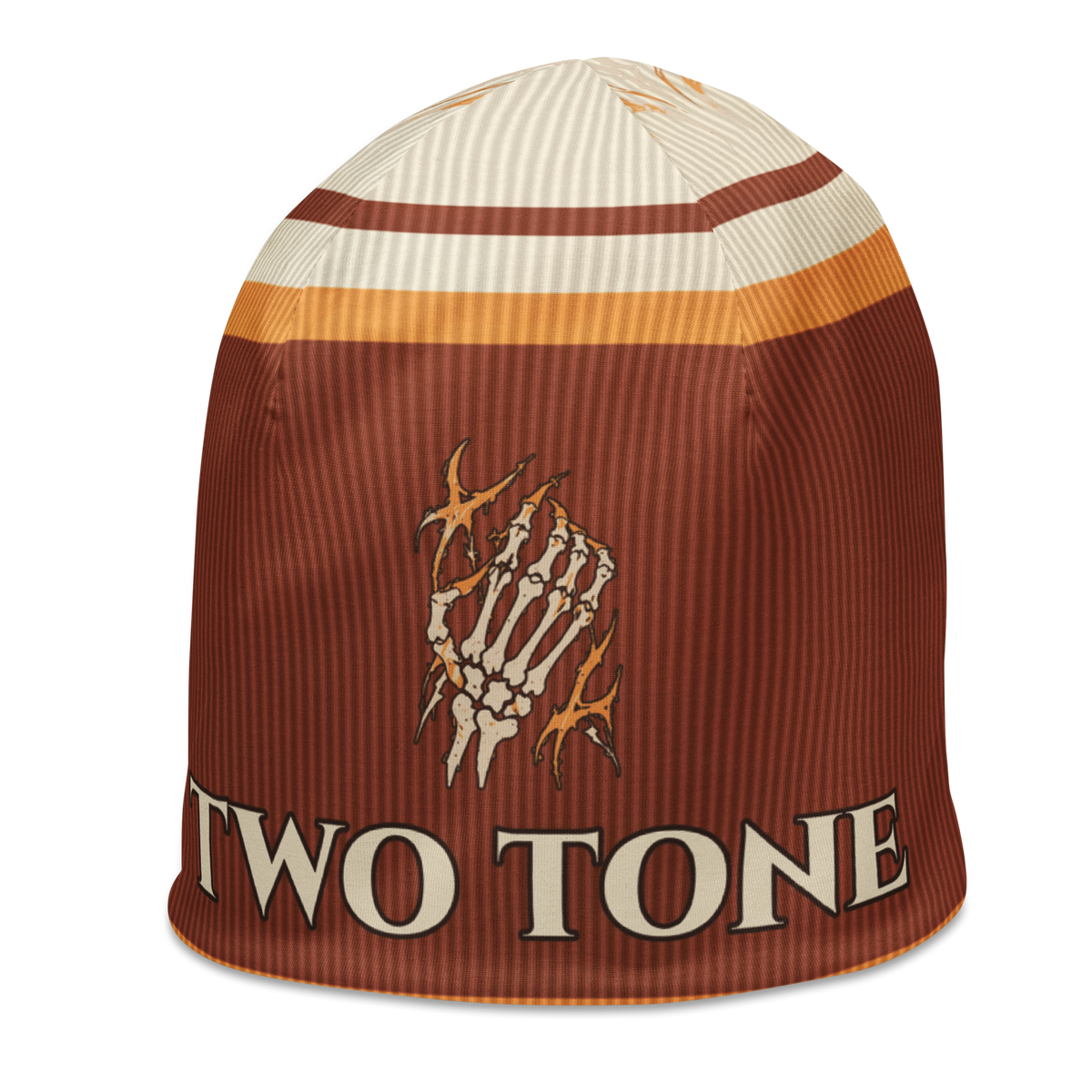 ICYS WORLD Two Tone beanie, left front view