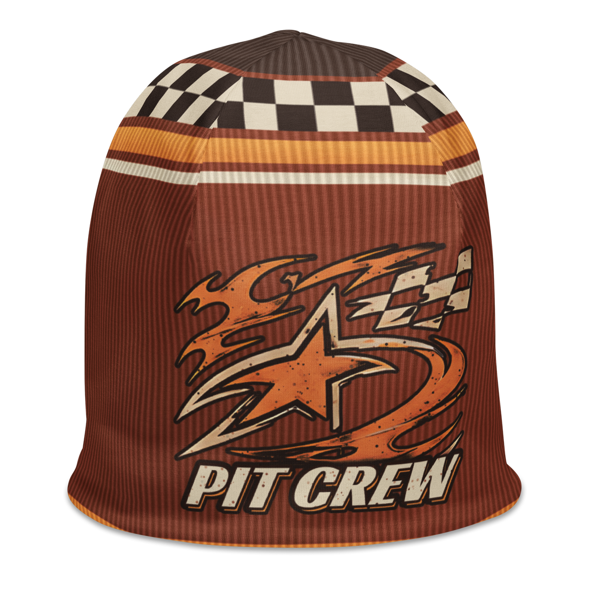 ICYS WORLD Pit Crew beanie, right front view