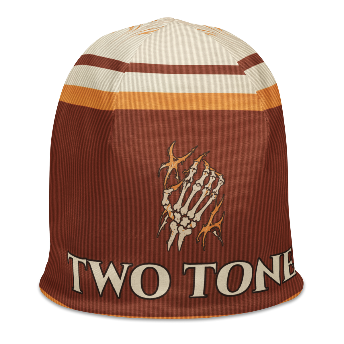 ICYS WORLD Two Tone beanie, right front view
