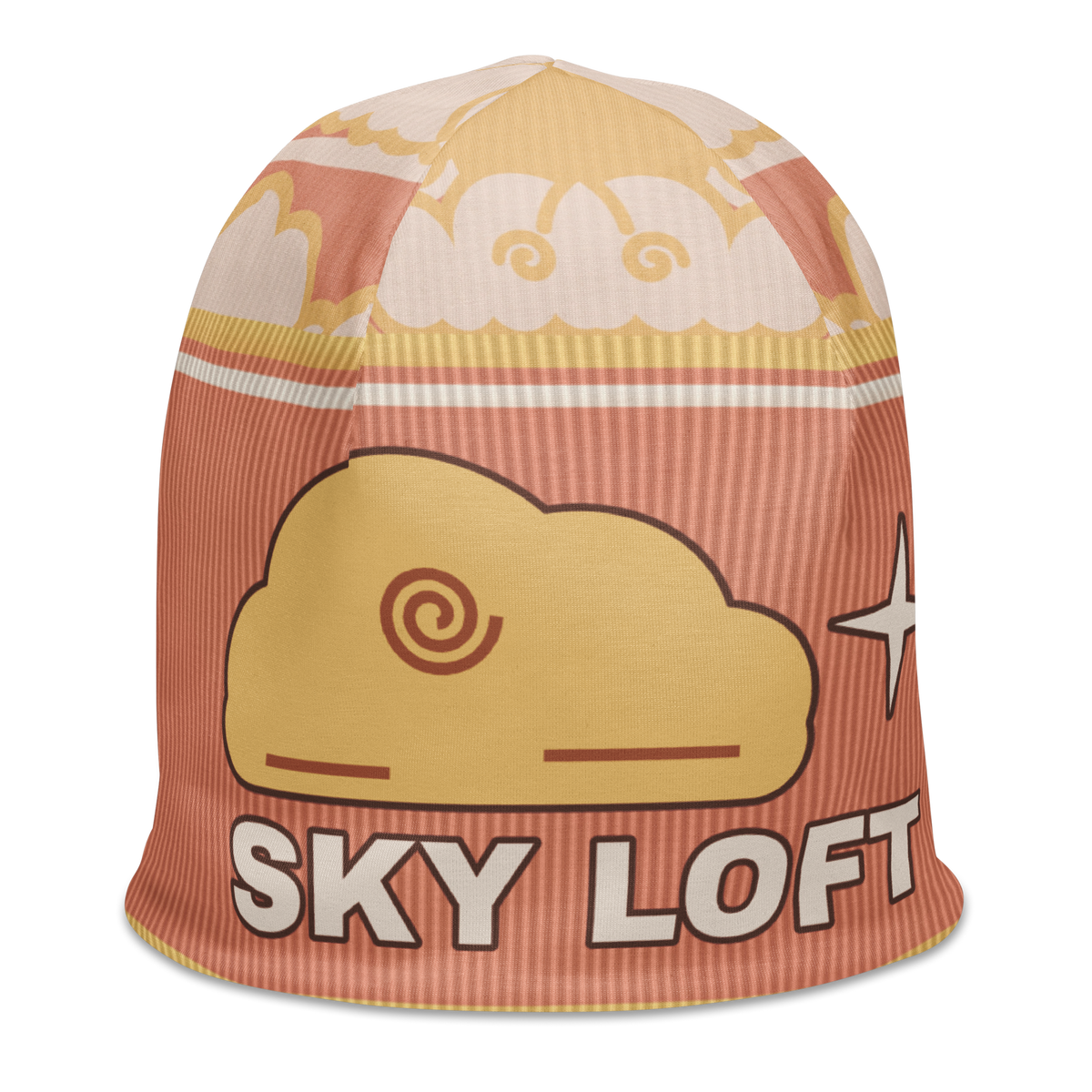 ICYS WORLD Sky Loft beanie, right front view