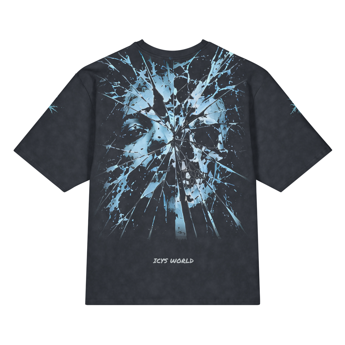 ICYS WORLD Double Take tee, back view