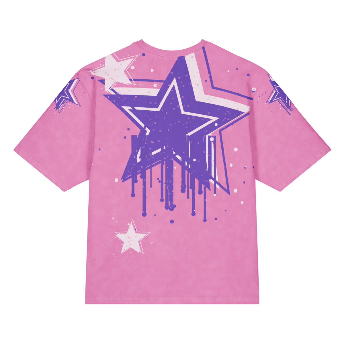 ICYS WORLD Reverse Seam tee, back view