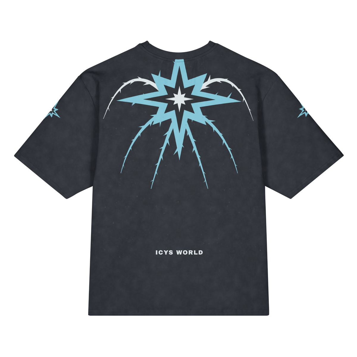 ICYS WORLD Night Knit tee, back view