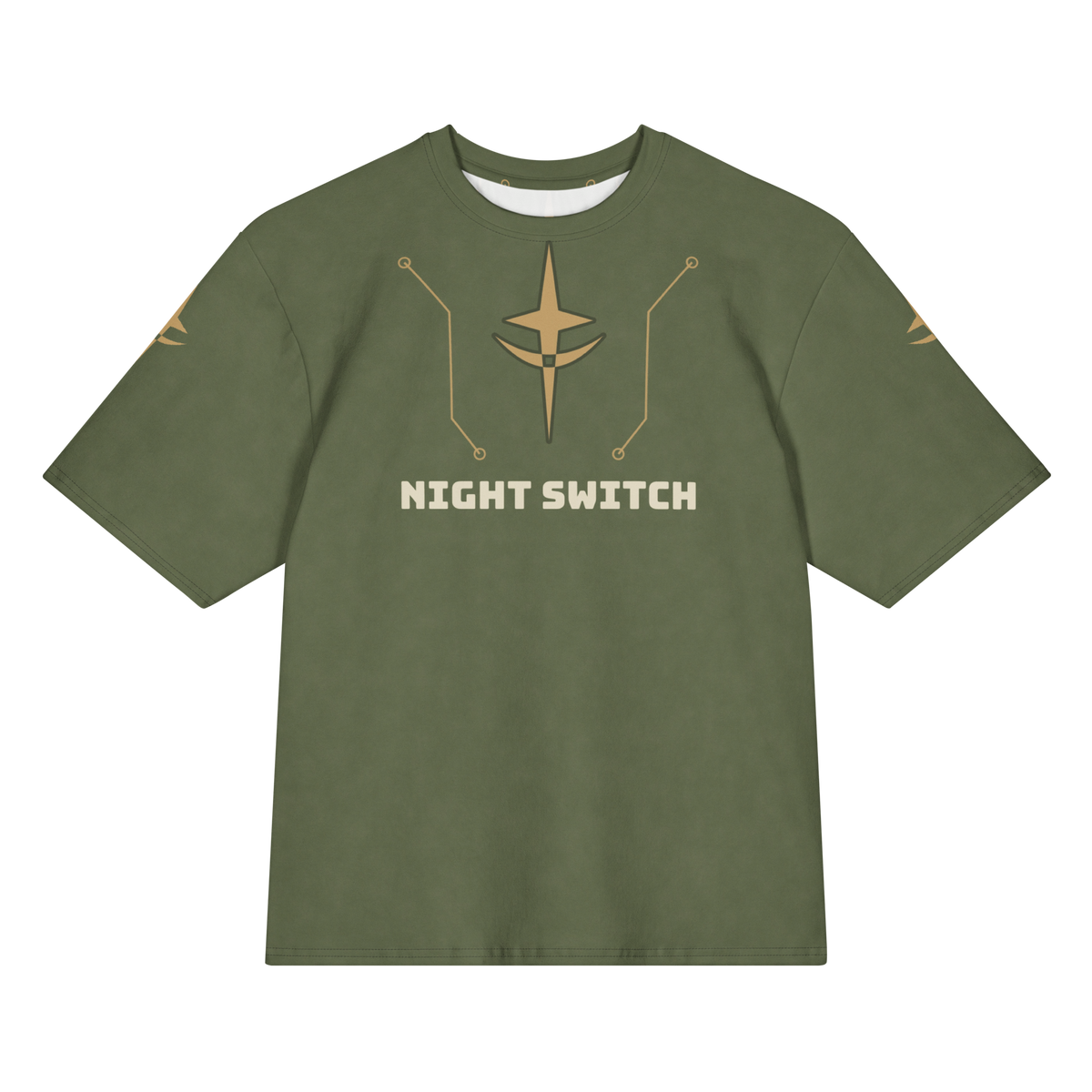 ICYS WORLD Night Switch tee, front view