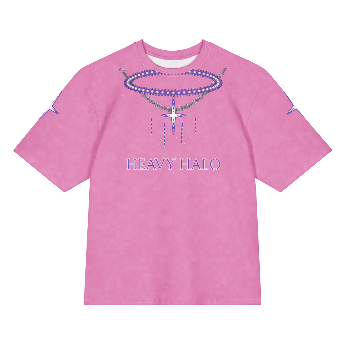 ICYS WORLD Heavy Halo tee, front view