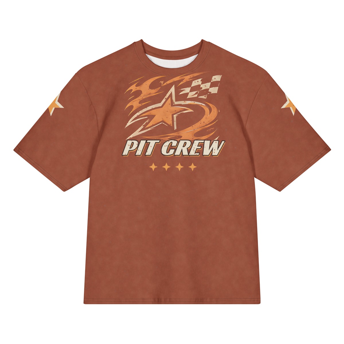 ICYS WORLD Pit Crew tee, front view