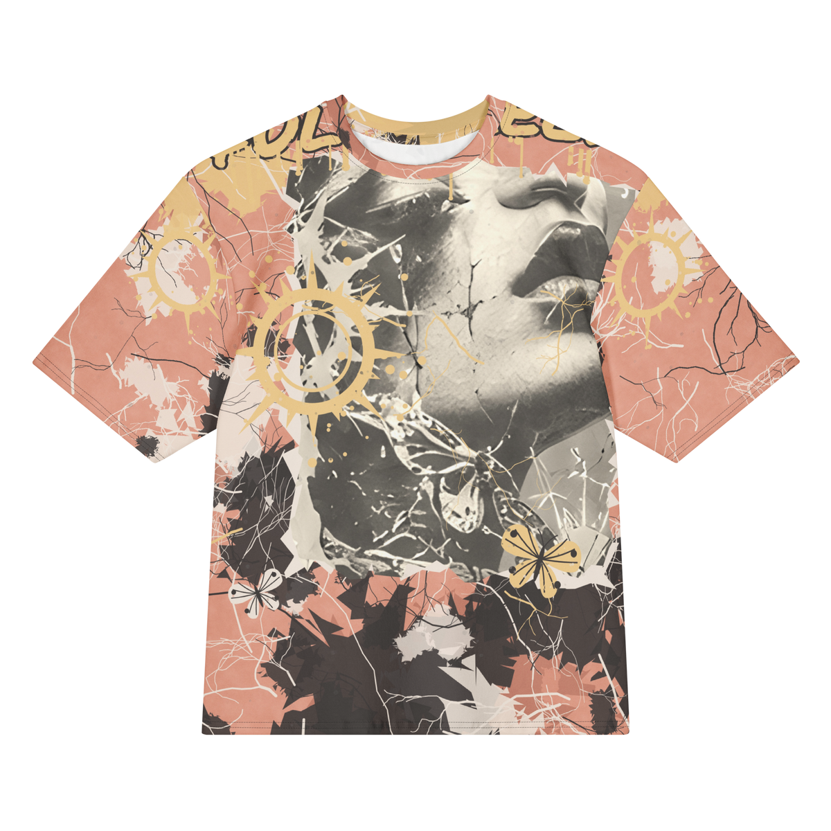 ICYS WORLD Full Bleed tee, front view