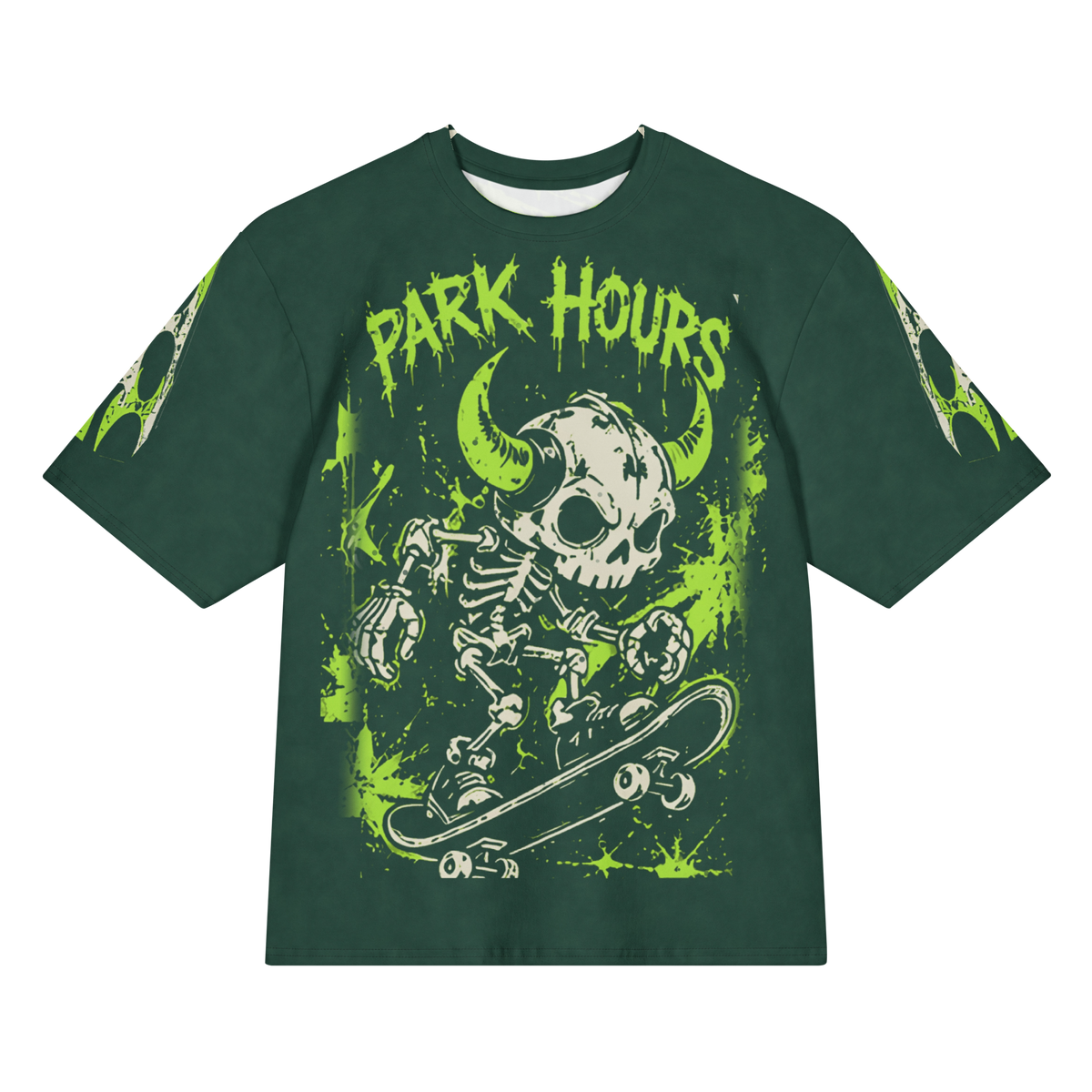 ICYS WORLD Park Hours tee, front view