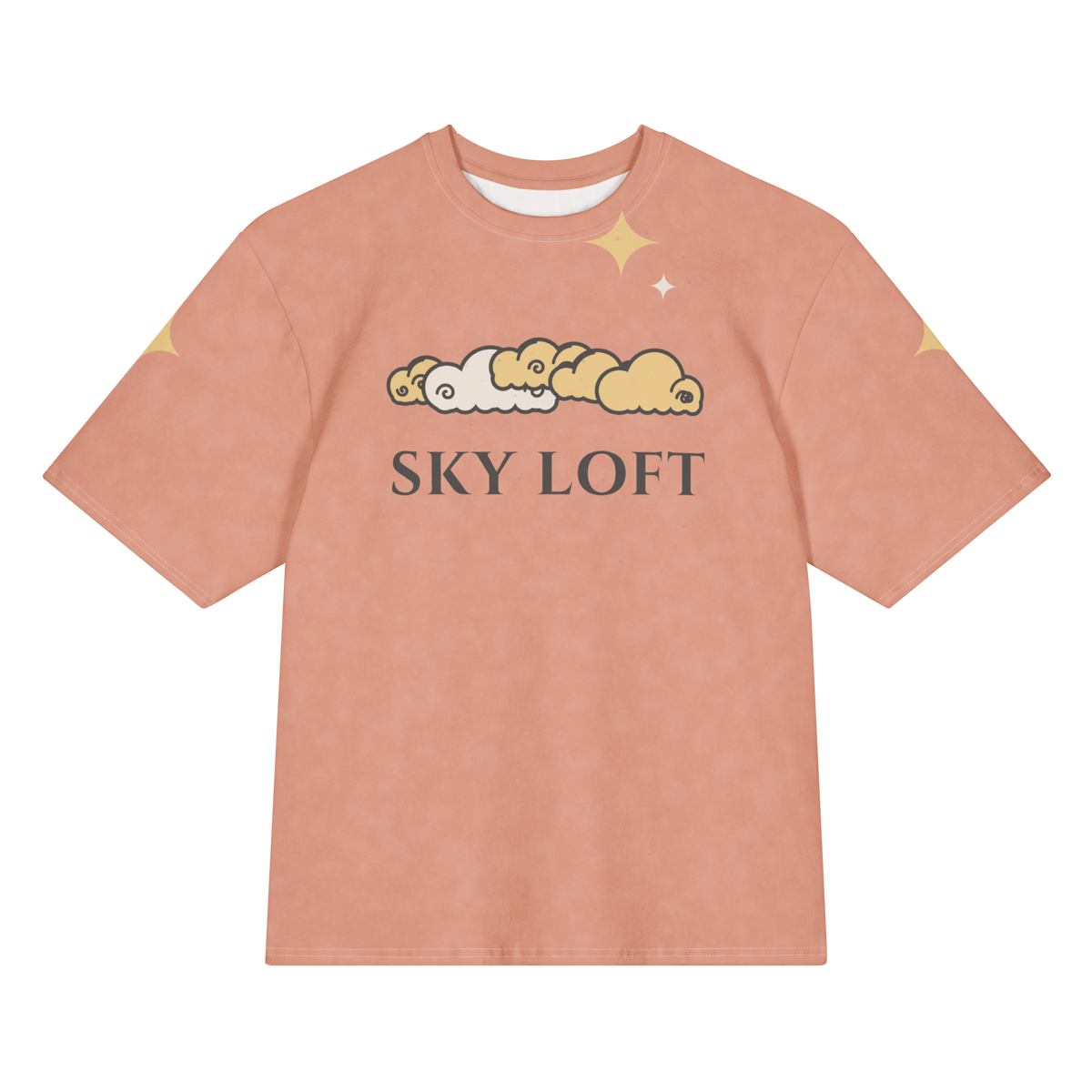 ICYS WORLD Sky Loft tee, front view