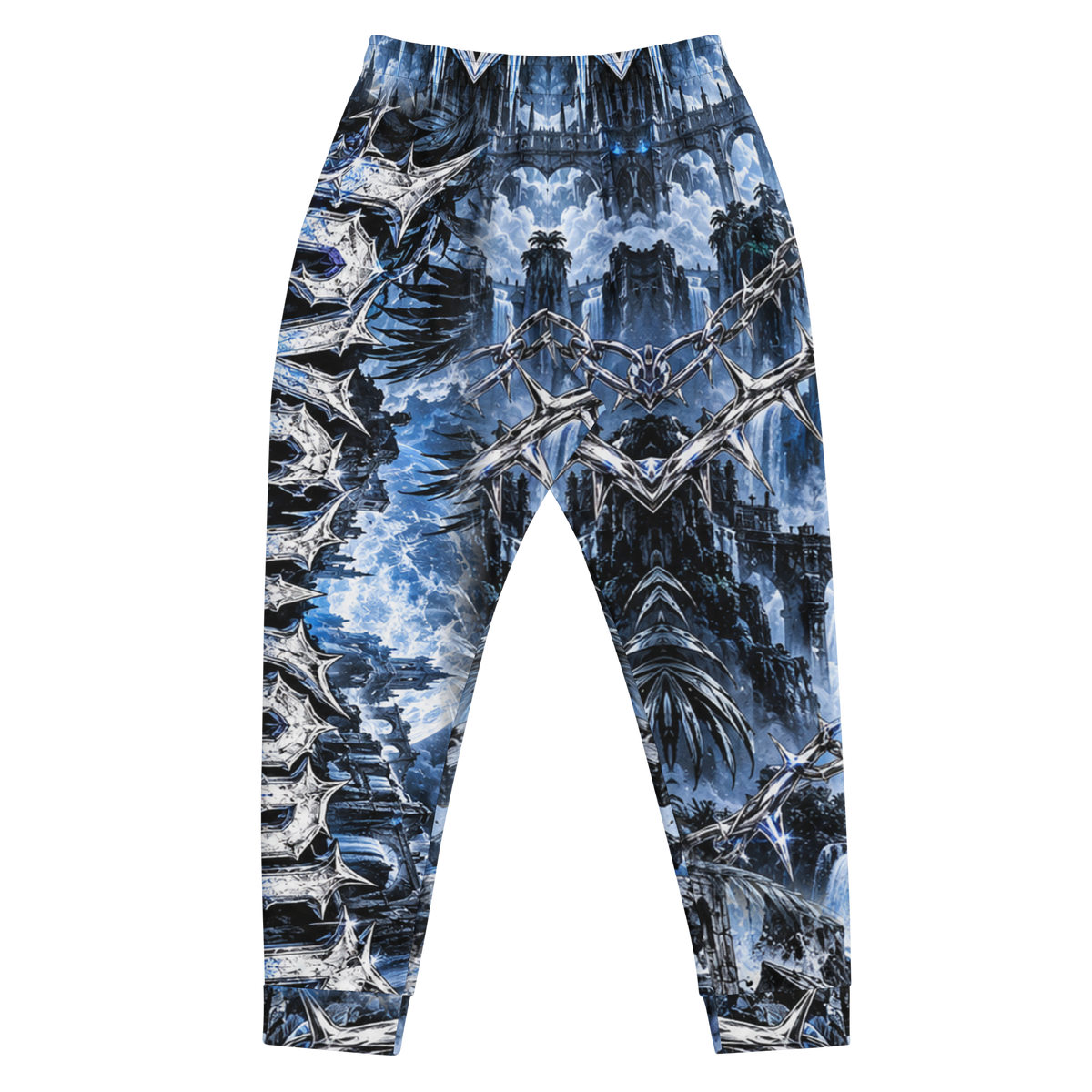 ICYS WORLD Frozen Kingdom Joggers – all-over print joggers, back view