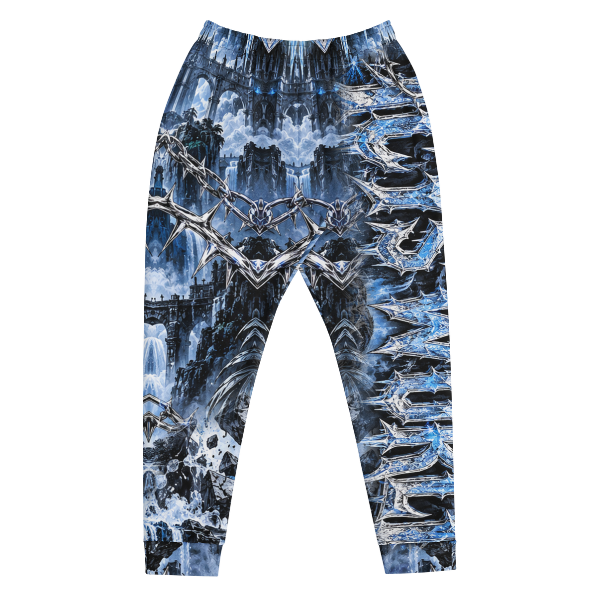 ICYS WORLD Frozen Kingdom Joggers – all-over print joggers, front view