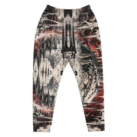 ICYS WORLD Skull Joggers – all-over print joggers, front view