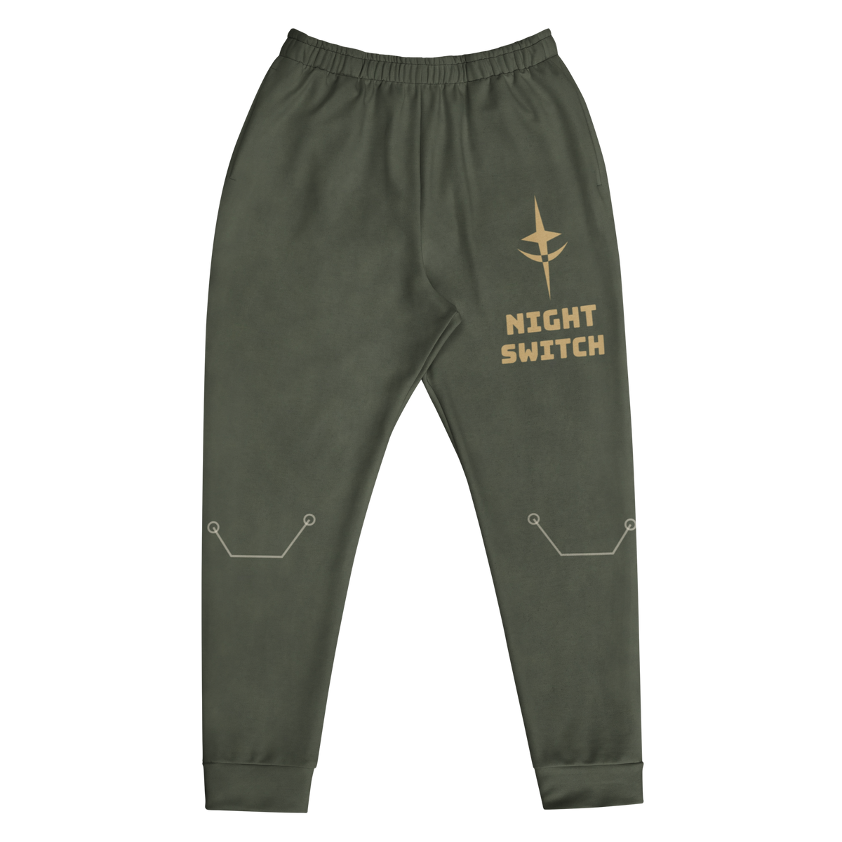 ICYS WORLD Night Switch joggers, front view