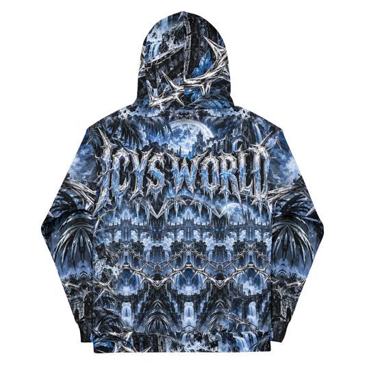 ICYS WORLD Frozen Kingdom All-Over Hoodie – all-over print hoodie, back view