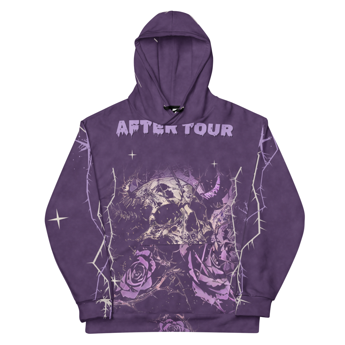 ICYS WORLD After Tour hoodie, front view