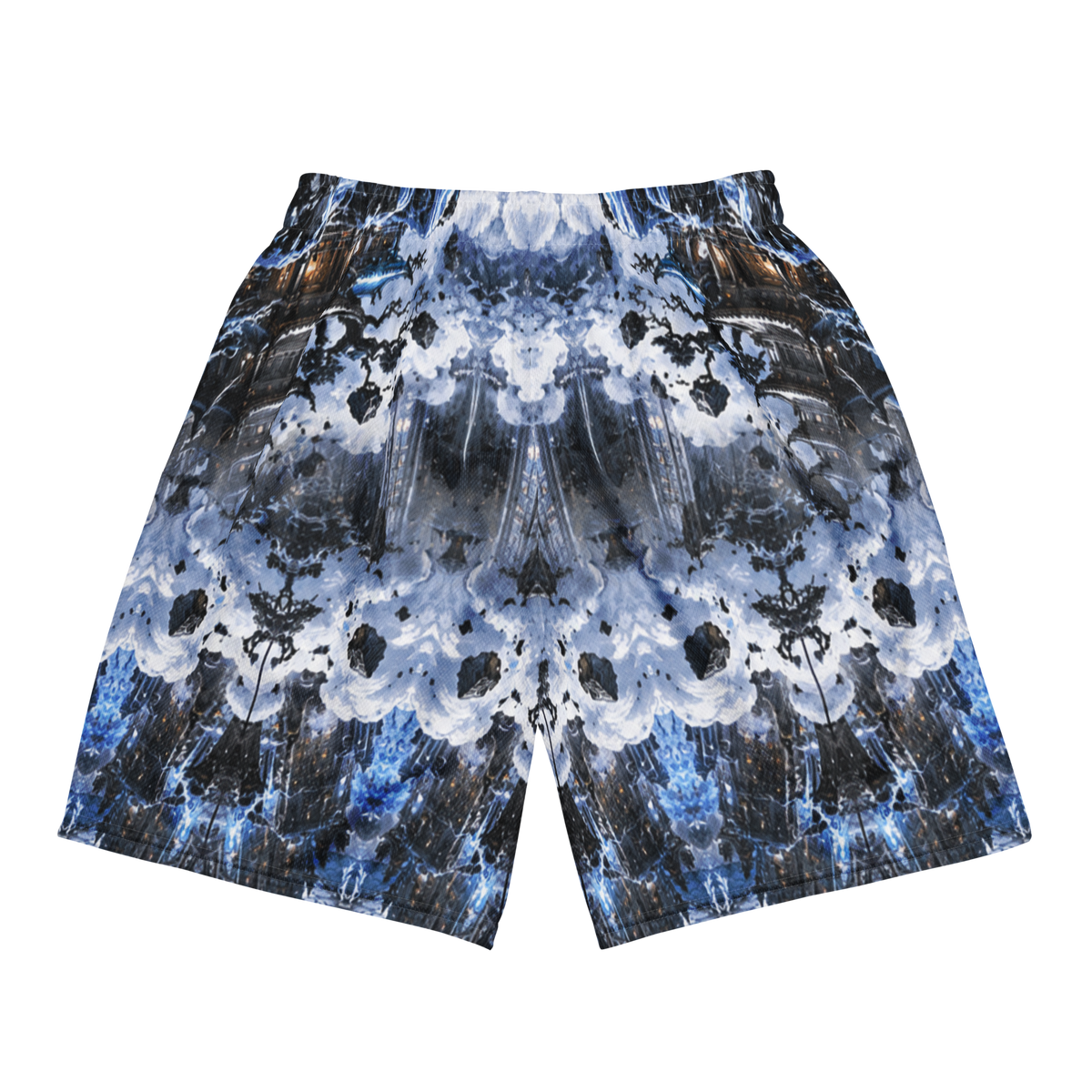 ICYS WORLD Dragon Mesh Shorts – all-over print mesh shorts, back view