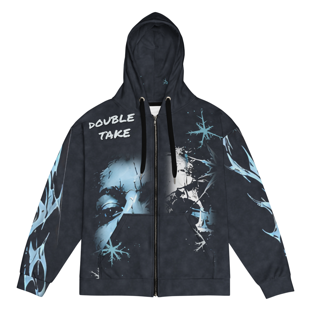 ICYS WORLD Double Take zip hoodie, front view