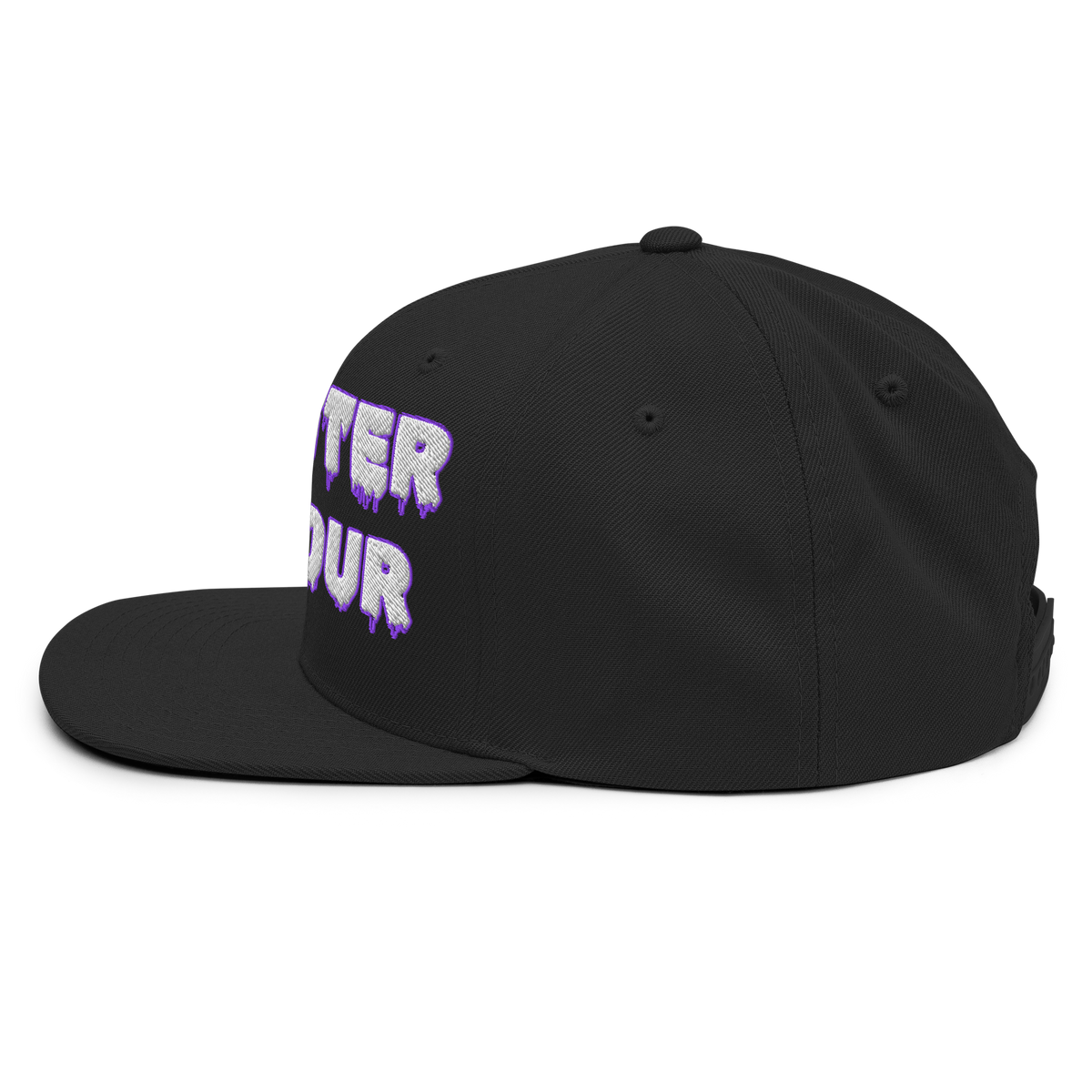 ICYS WORLD After Tour snapback, left side view
