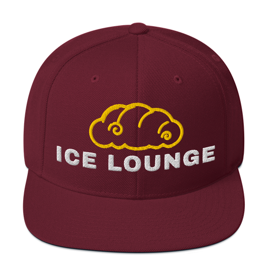 ICYS WORLD Ice Lounge snapback, front view
