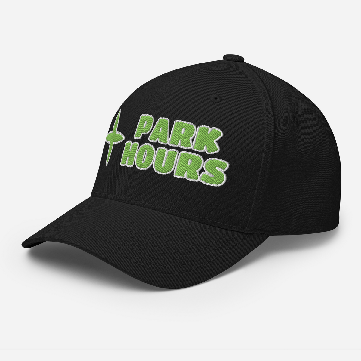 ICYS WORLD Park Hours cap, left front view