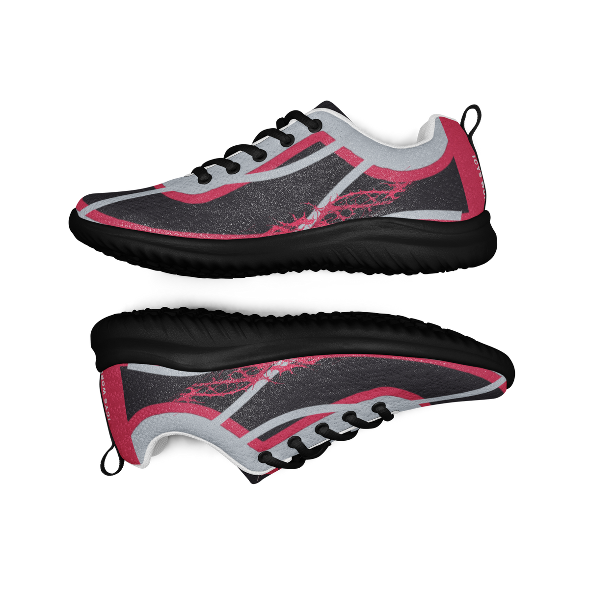ICYS WORLD Cropped Chaos runners, front view