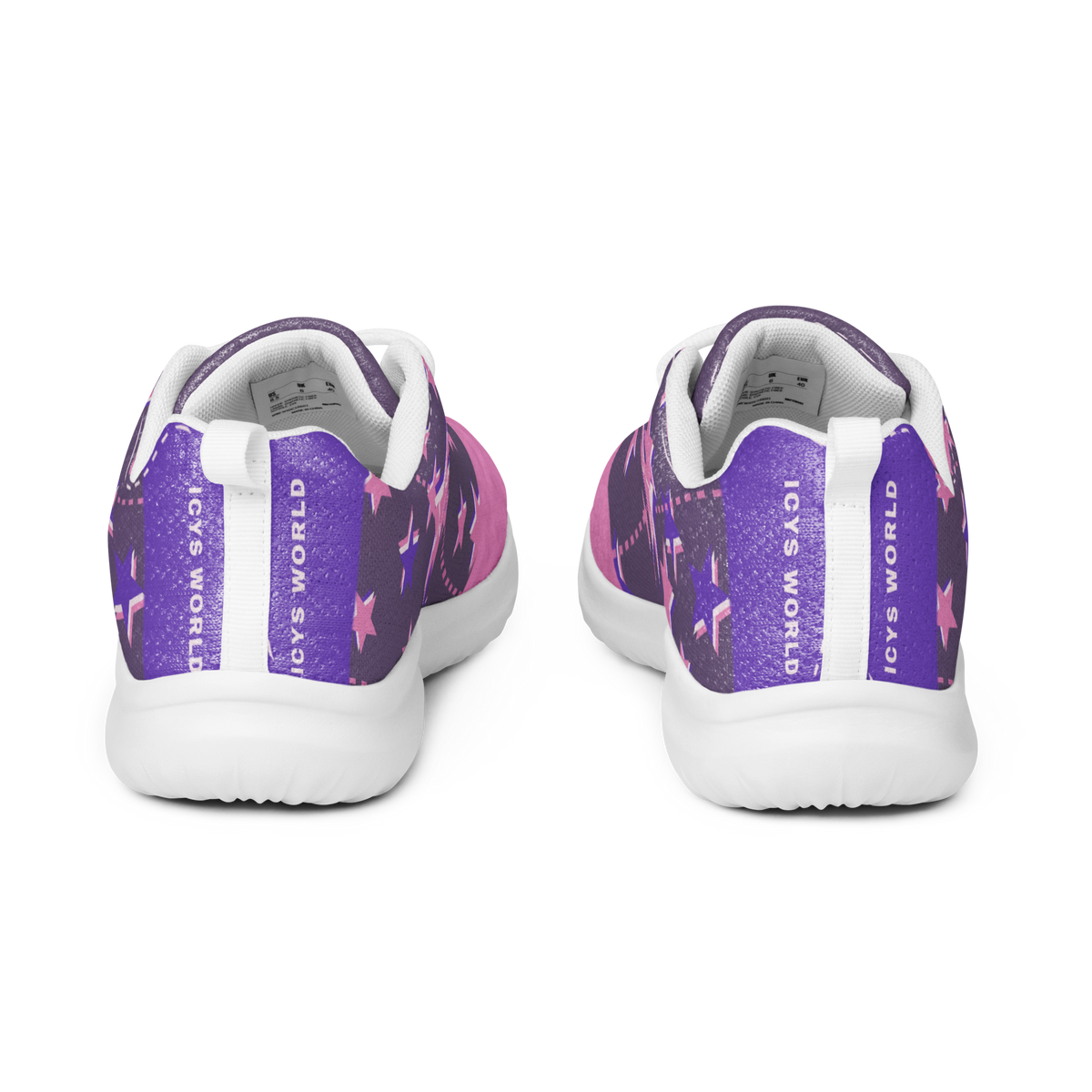 ICYS WORLD Reverse Seam runners, back view