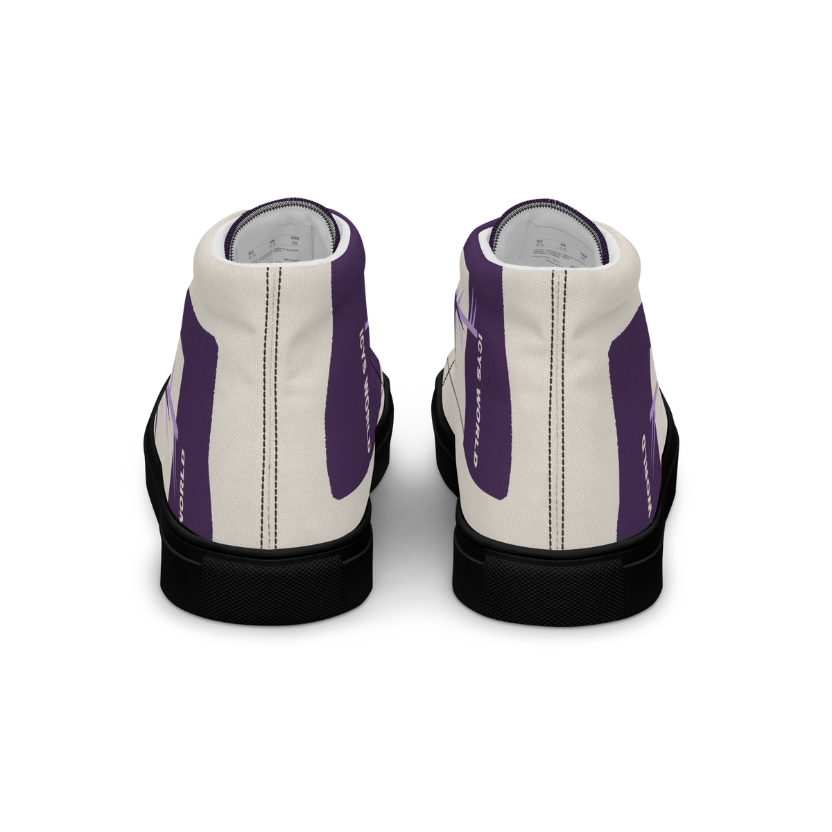 ICYS WORLD After Tour high-top sneakers, back view