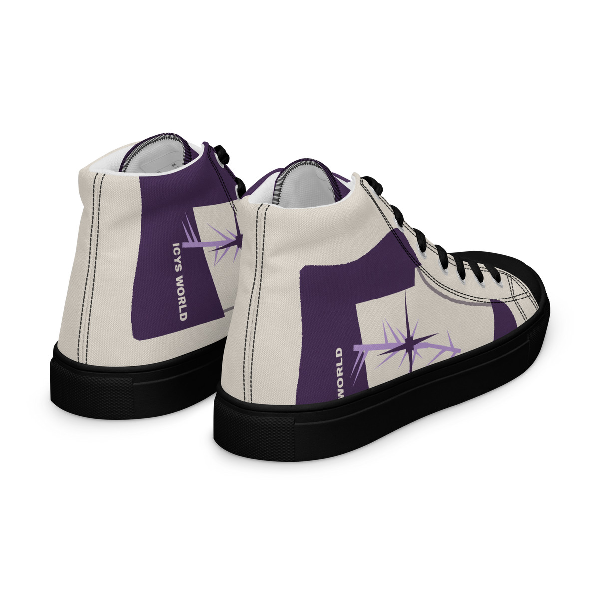 ICYS WORLD After Tour high-top sneakers, back view