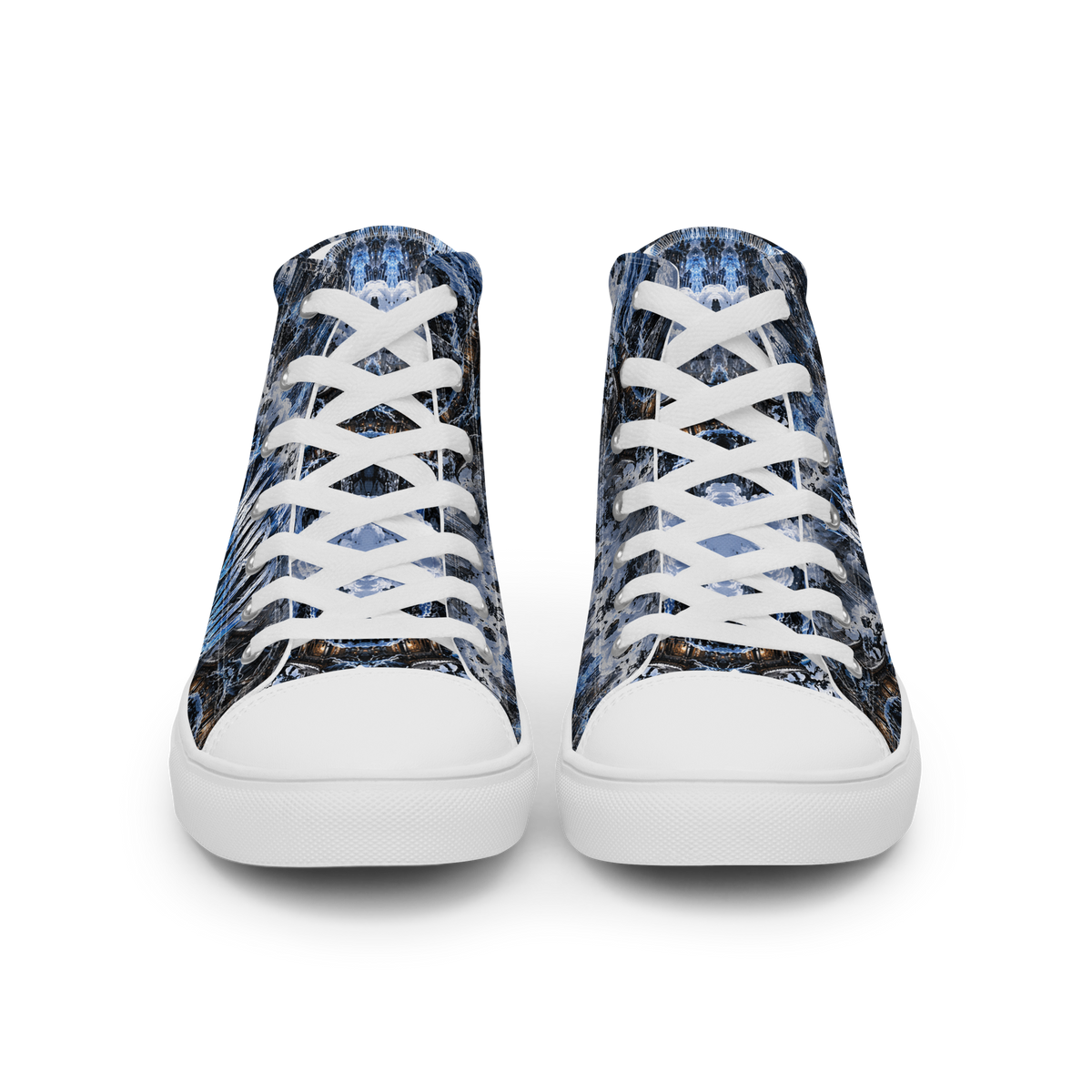 ICYS WORLD Dragon High-Tops – all-over print high-top sneakers, front view