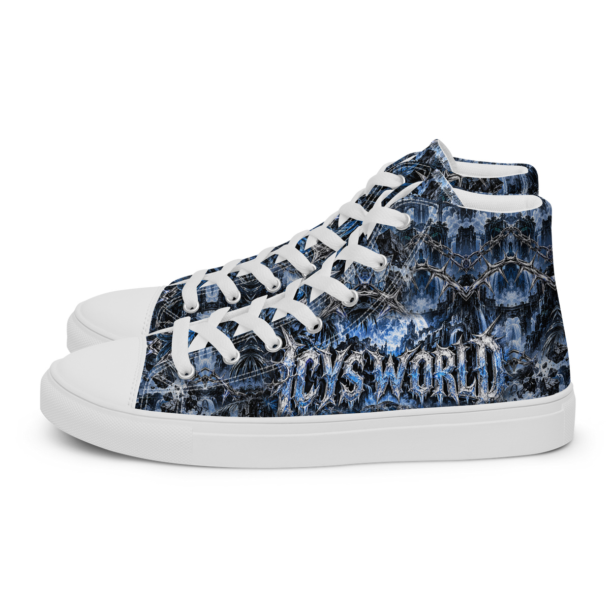 ICYS WORLD Frozen Kingdom High-Tops – all-over print high-top sneakers, left view