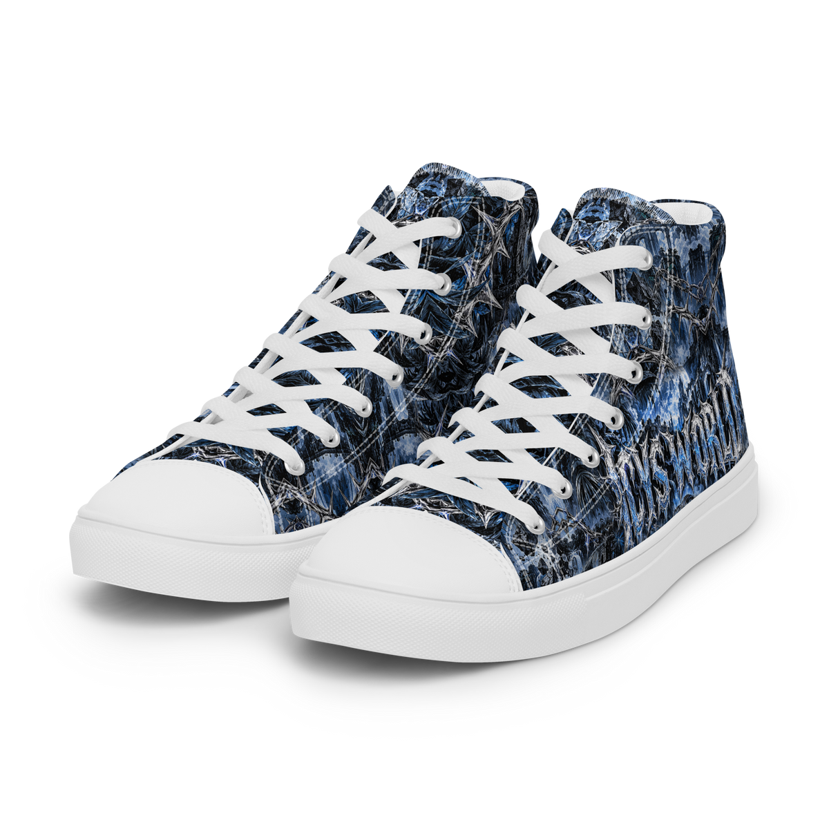 ICYS WORLD Frozen Kingdom High-Tops – all-over print high-top sneakers, left front view