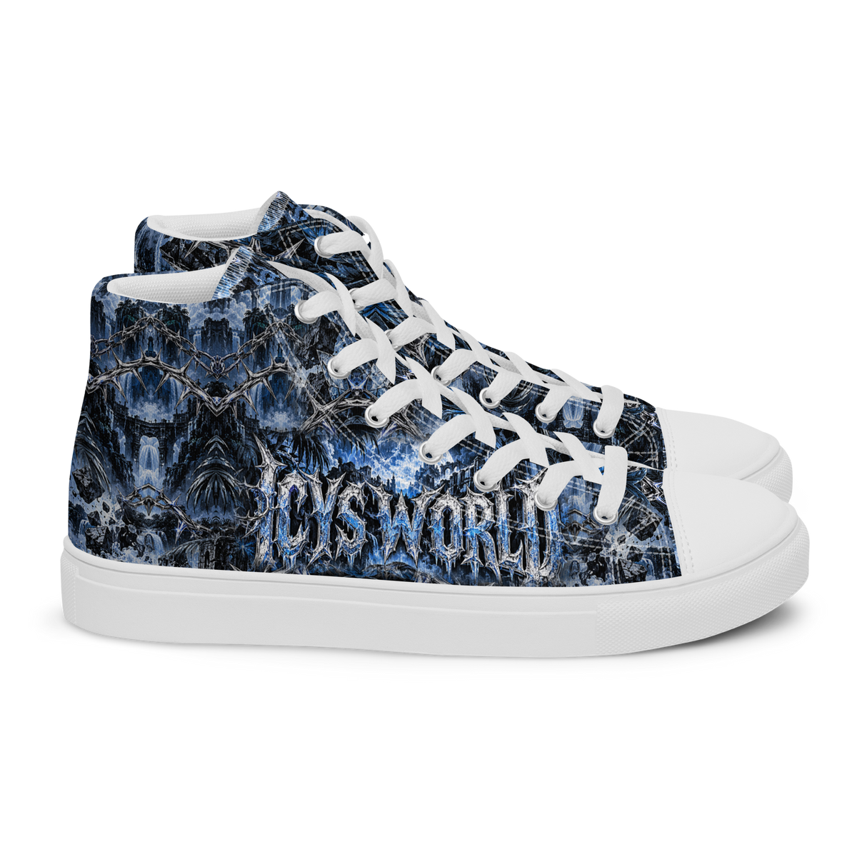 ICYS WORLD Frozen Kingdom High-Tops – all-over print high-top sneakers, right view