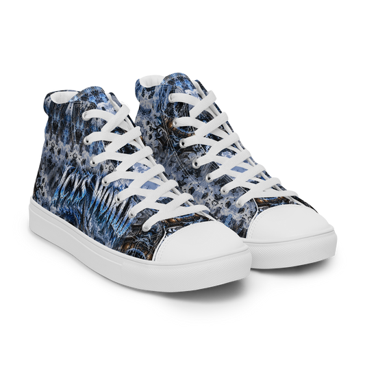ICYS WORLD Dragon High-Tops – all-over print high-top sneakers, right front view