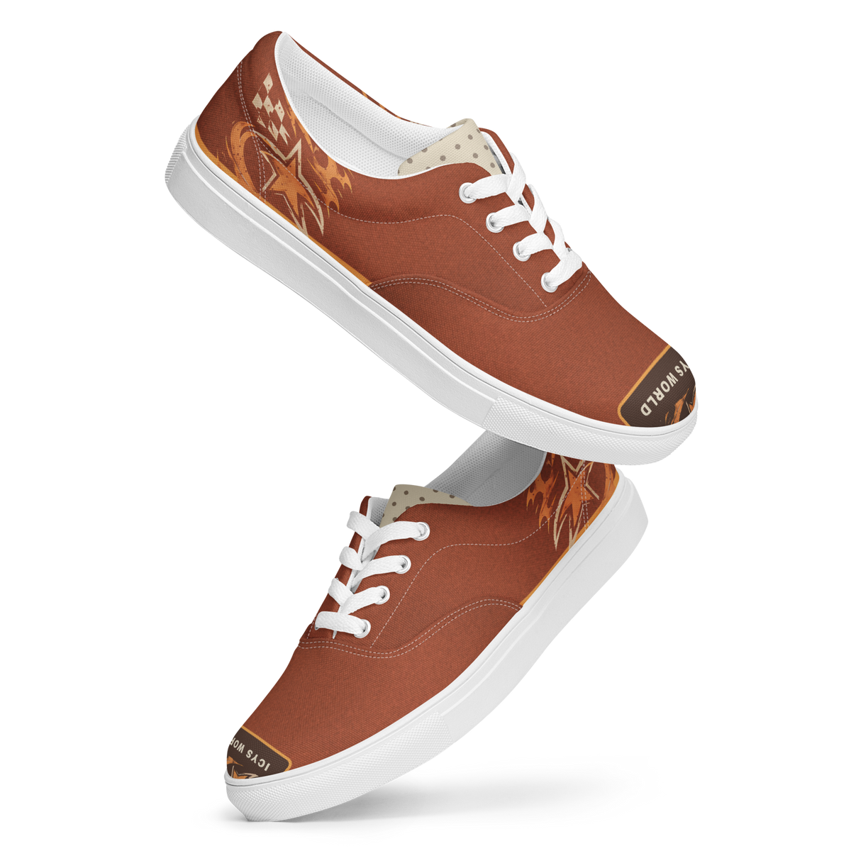 ICYS WORLD Pit Crew low-top sneakers, front view