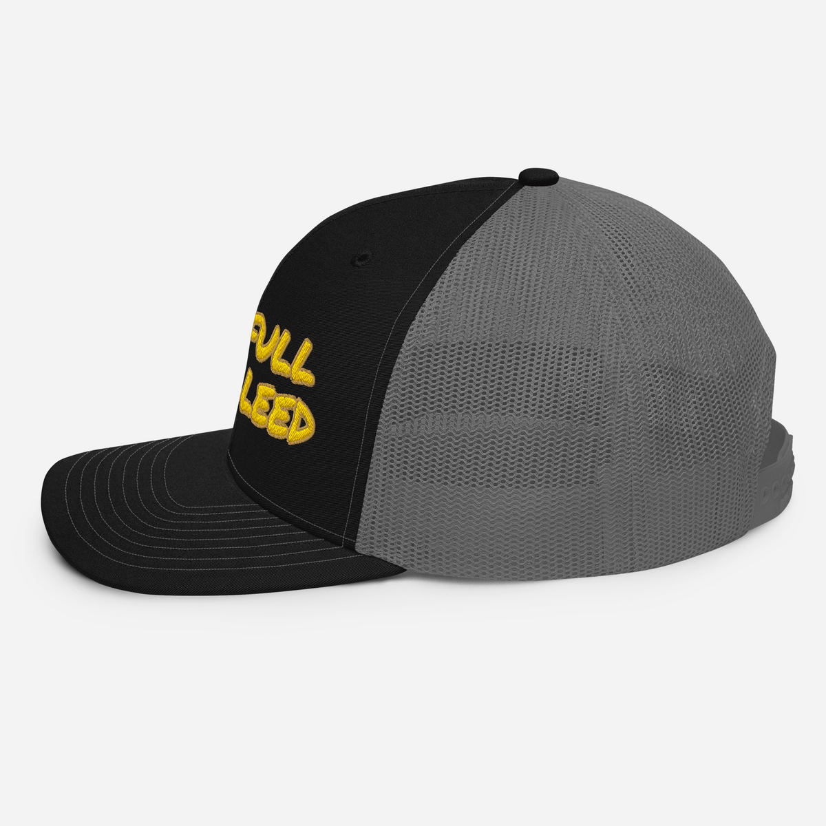 ICYS WORLD Full Bleed trucker hat, left side view