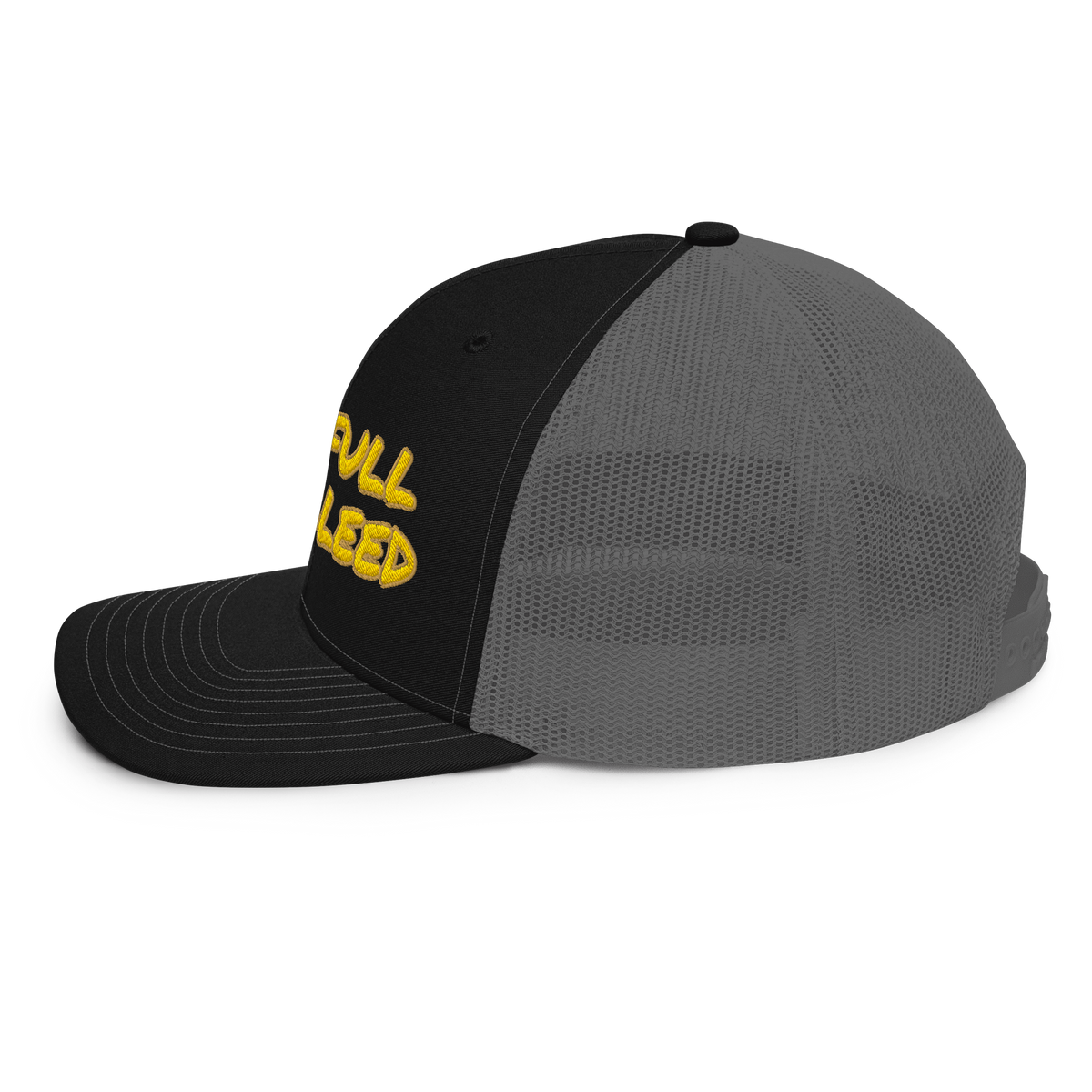 ICYS WORLD Full Bleed trucker hat, left side view