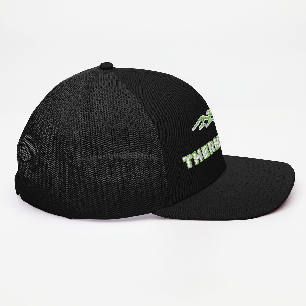 ICYS WORLD Thermal Run trucker hat, right side view