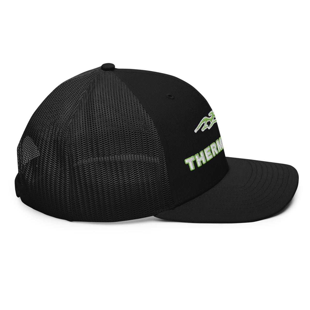 ICYS WORLD Thermal Run trucker hat, right side view