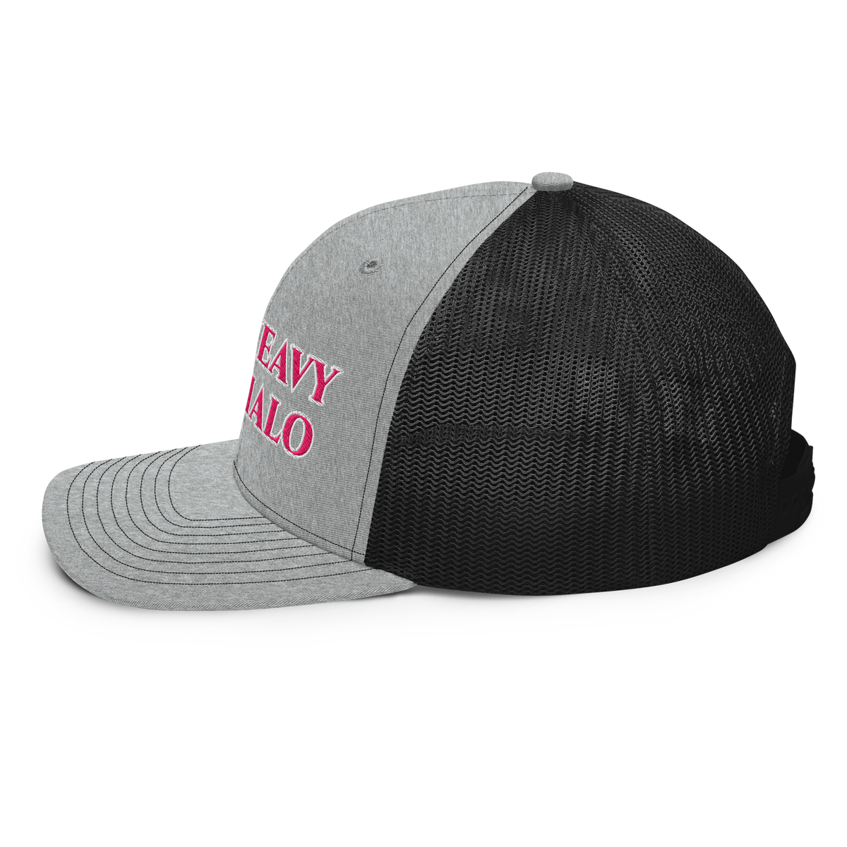 ICYS WORLD Heavy Halo trucker hat, left side view