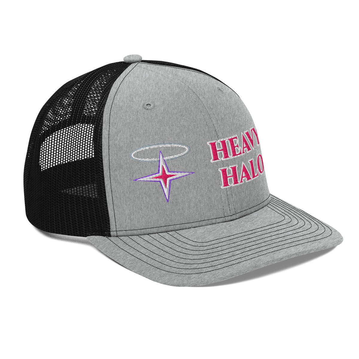 ICYS WORLD Heavy Halo trucker hat, right front view