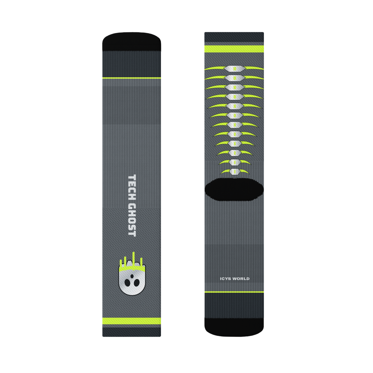 ICYS WORLD Tech Ghost socks, detail view