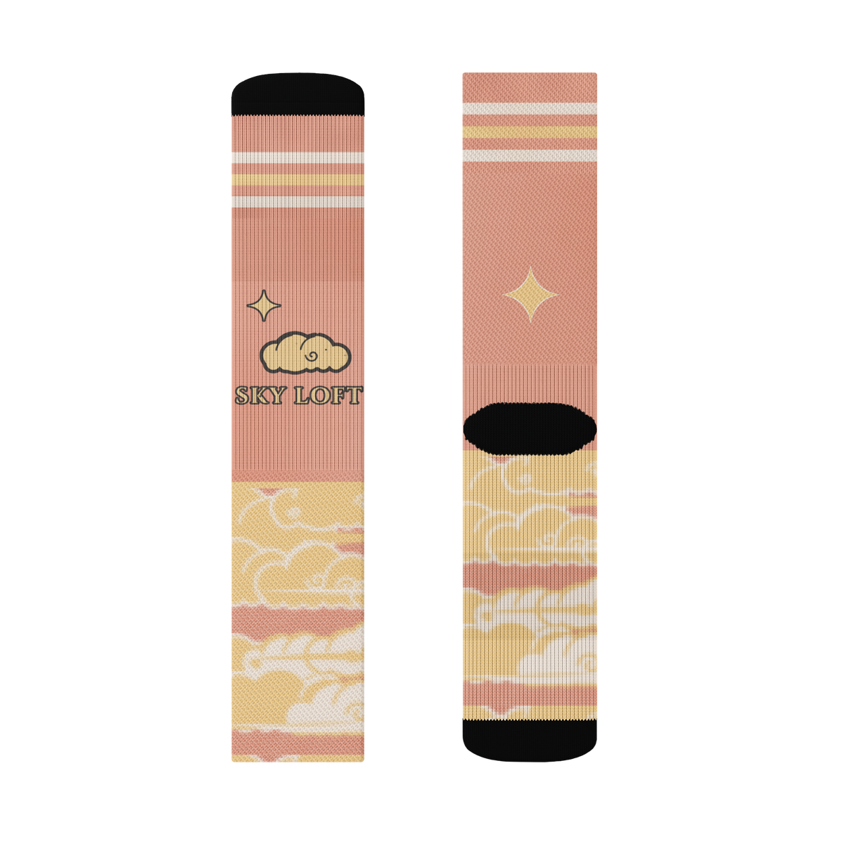 ICYS WORLD Sky Loft socks, detail view