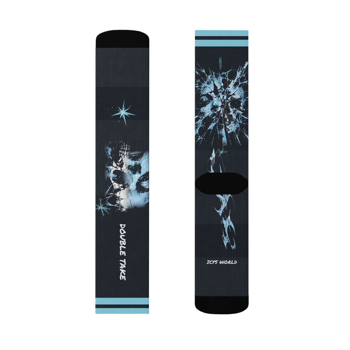 ICYS WORLD Double Take socks, detail view