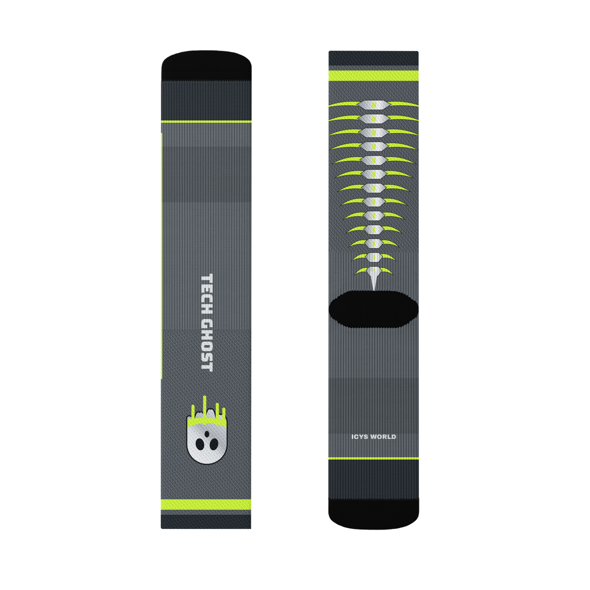 ICYS WORLD Tech Ghost socks, detail view